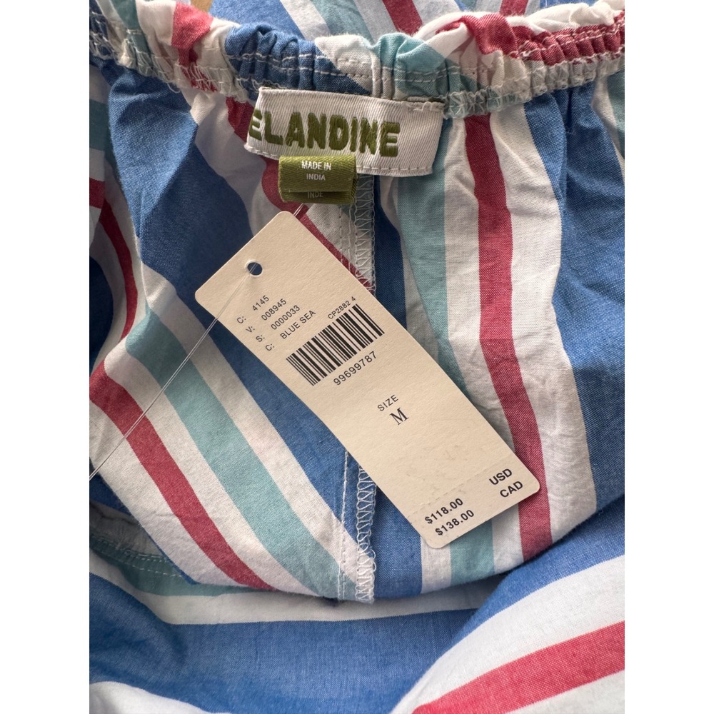 Anthropologie Blue Striped Dress - Picture 5 of 7